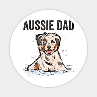 Australian Shepherd Dog Dad Magnet